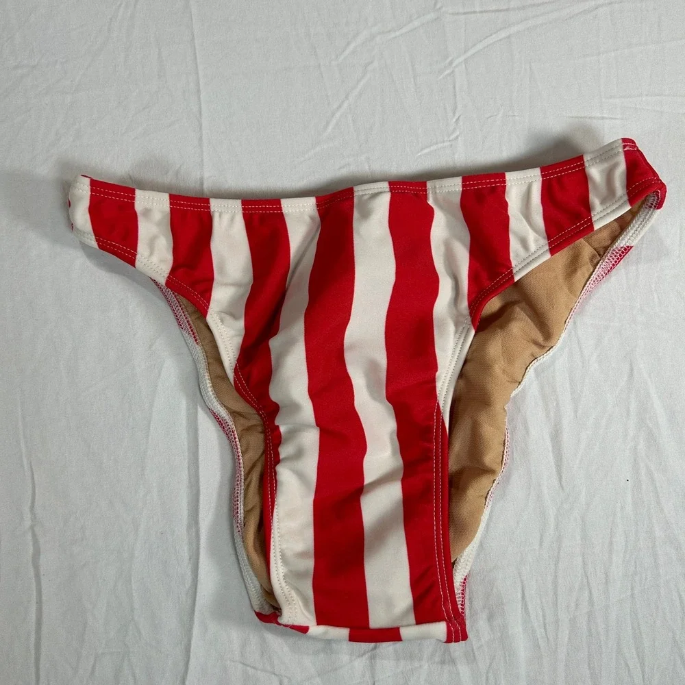 Zuliana Y2K American Flag Bikini Set Stars Stripes‎ Red White Blue Medium NWT